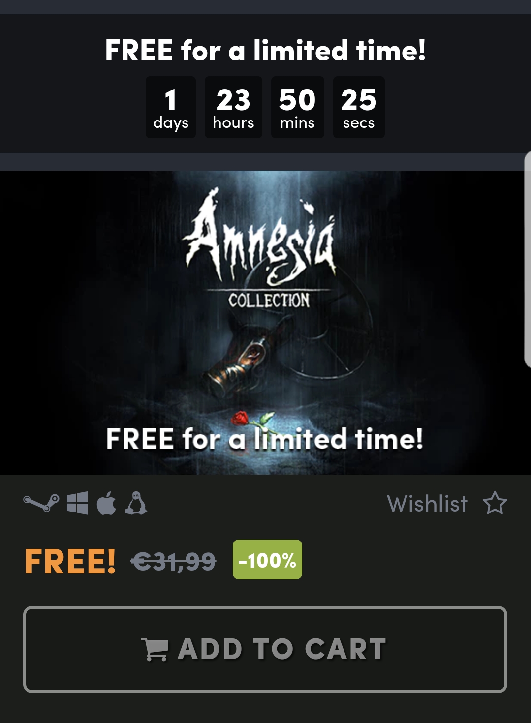 Amnesia collection steam фото 35