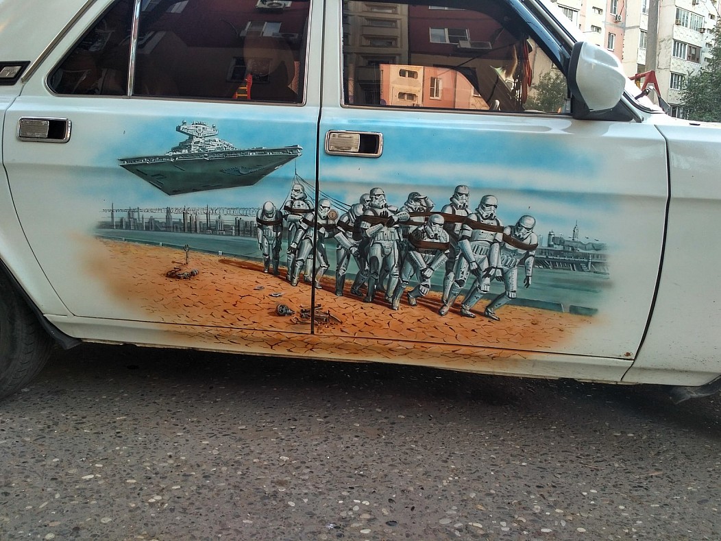 Аэрография на волгу
