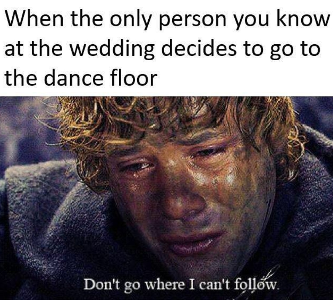 They won t go when i. LOTR memes.